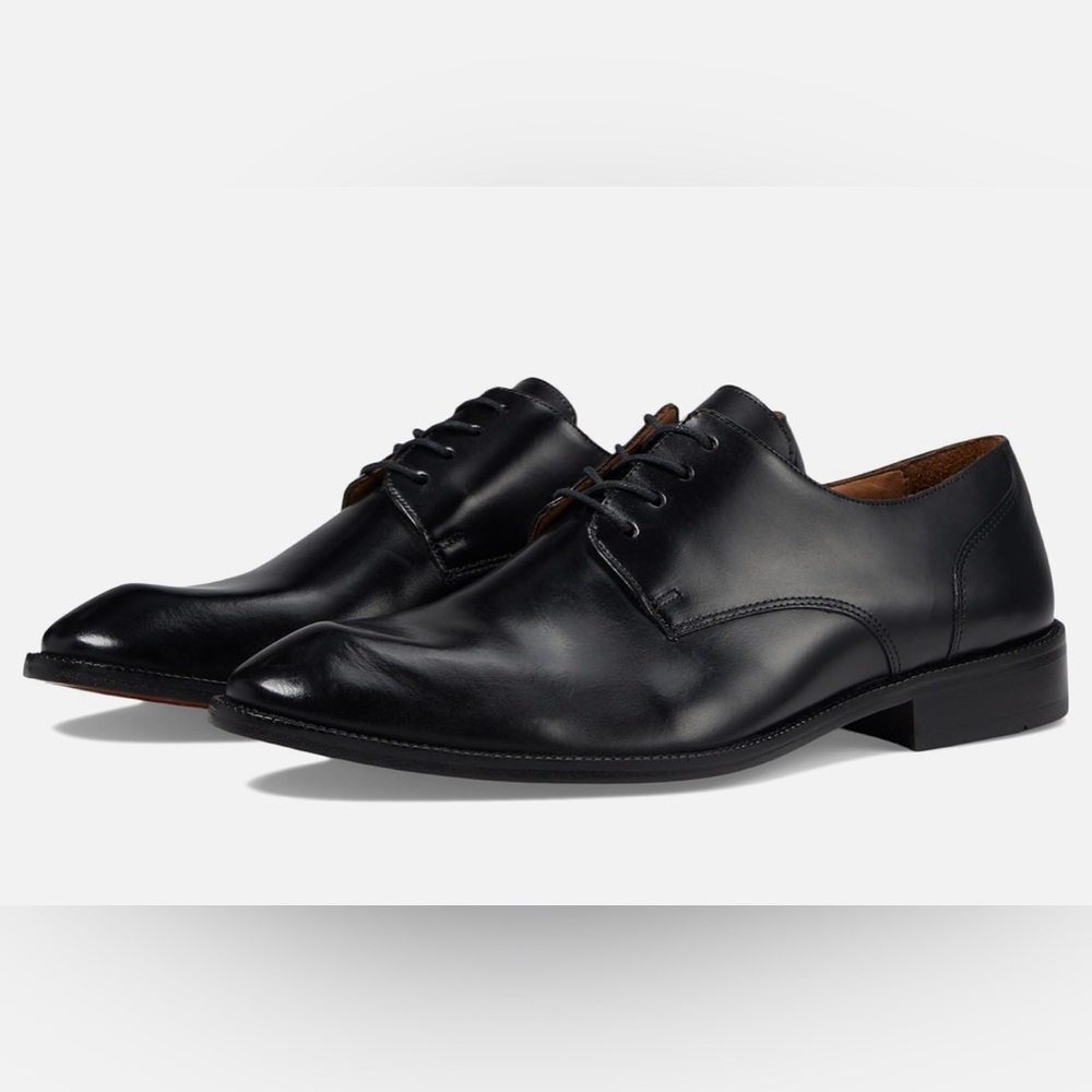Massimo Matteo Black  4-Eye Blucher Classic 24 Man’s Oxford      7.5M        NIB
